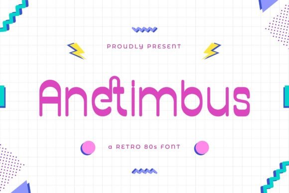 Anetimbus: A Retro Display Font for Strategic Design and Nostalgic Impact