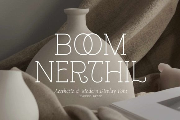 Boom Nerthil: A Modern Display Font for Stylish Design Projects