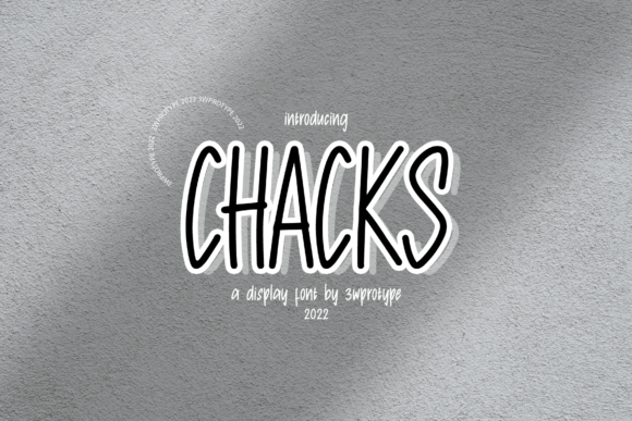 Chacks: A Handwritten Font That Brings Personality to Every Design