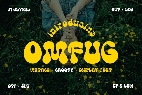 Discover Omfug: A Bold, Playful, and Retro Display Font for Creative Expression