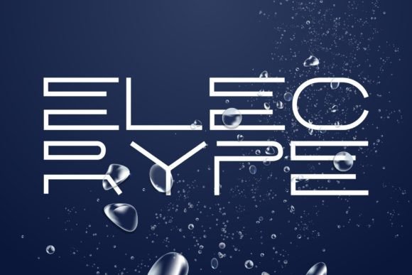 Electrype: A Modern, Clean Display Font for Creative Projects