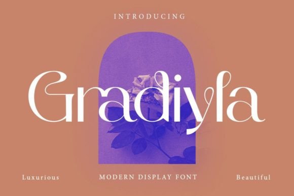 Gradiyla: A Luxurious Display Serif Font for Expressive Design
