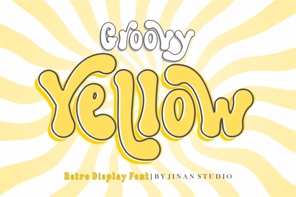 Groovy Yellow: A Playful and Versatile Display Font for Creative Projects
