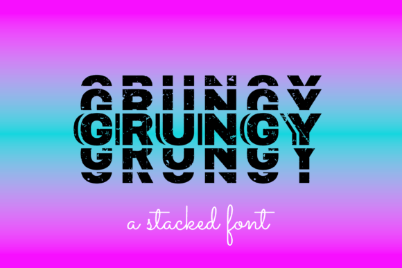 Grungy Font: A Bold and Stylish Choice for Creative Projects
