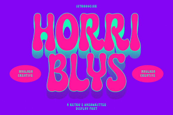 Horriblys: A Bold Handwritten Font for Creative Expression
