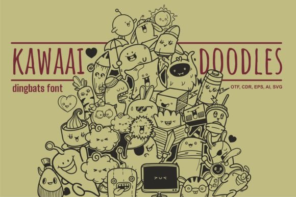 Kawaai Doodles: A Cute Font with a Big Impact