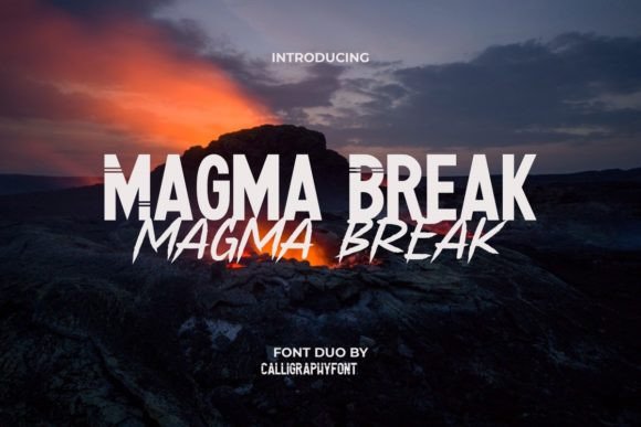 Magma Break: A Bold New Font for Modern Design