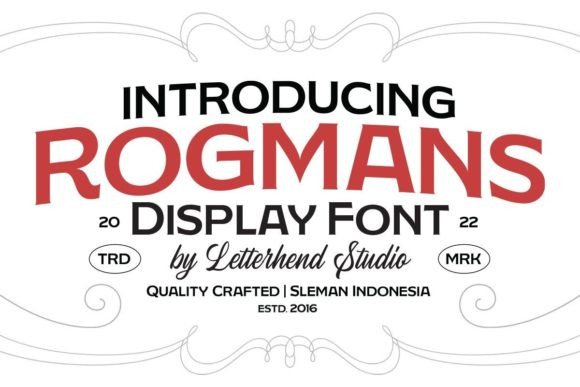 Rogmans: A Versatile Font for Modern and Vintage Projects