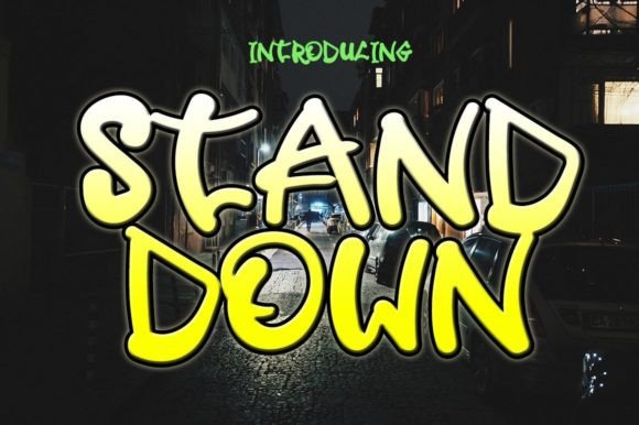 Stand Down: A Fresh and Elegant Font for Every Project